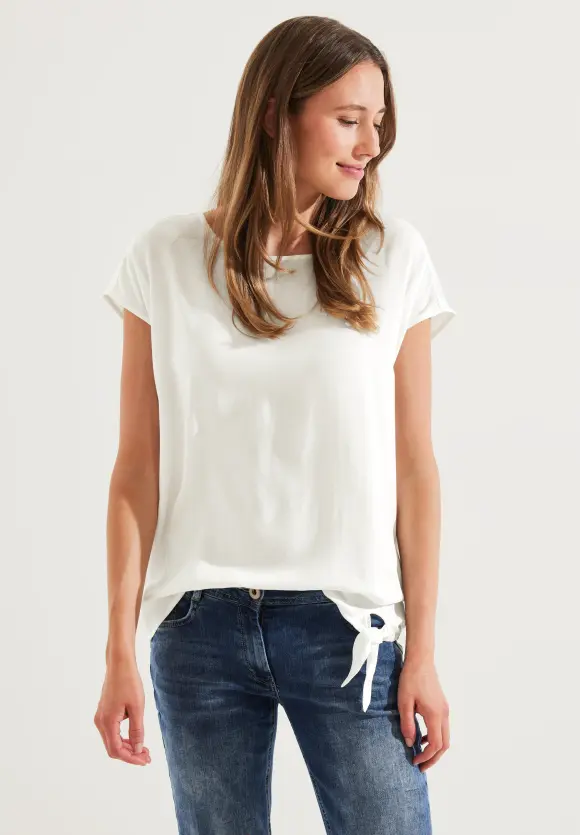 CECIL Bluse mit Knotendetail