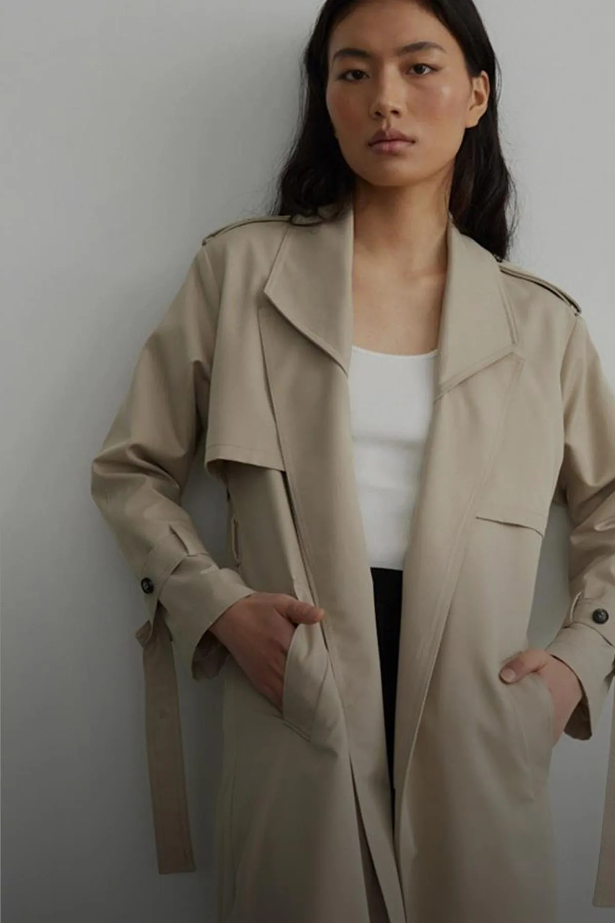 Suud Collection  Beiger Trenchcoat „Re-Edition 1980“