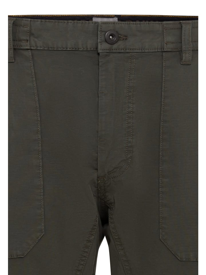 Camel Active Tapered Fit Worker Chino in Dunkelgrün günstig kaufen