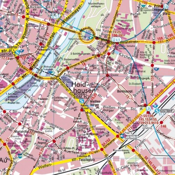 München Gesamtplan, Poster 1:22.500 - Poster
