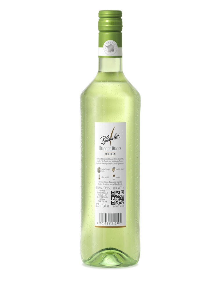 Blanchet Weißwein Blanc de Blancs Trocken