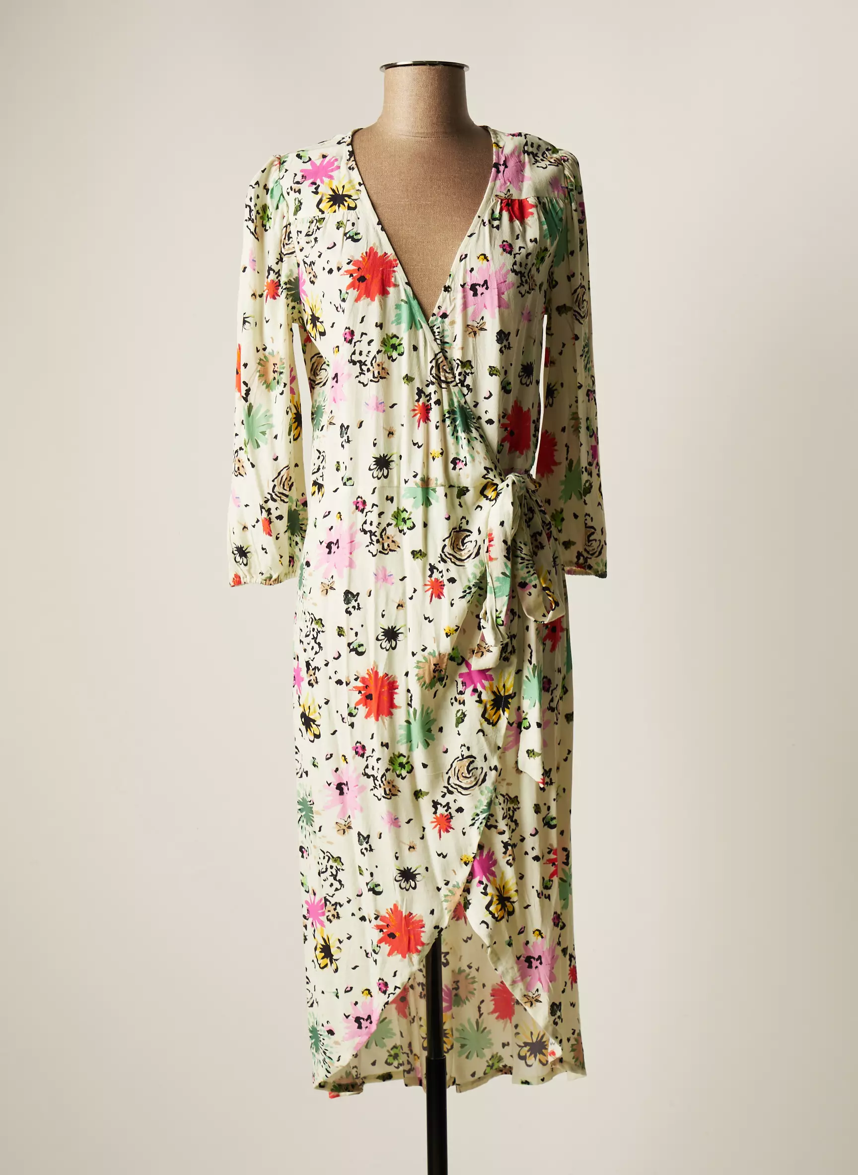 Pom Amsterdam Robes Longues Femme couleur beige