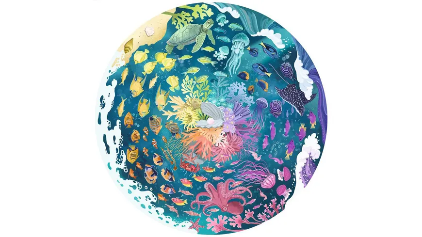 Ravensburger Puzzle - Circle of Colors - Ocean & Submarine 500 Teile