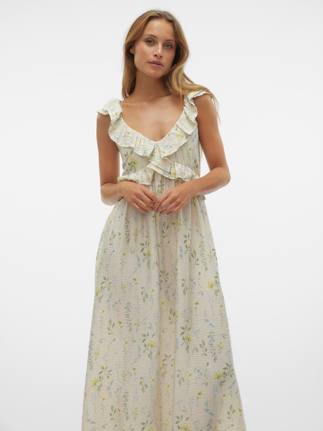 VMJOSIE Langes Kleid
