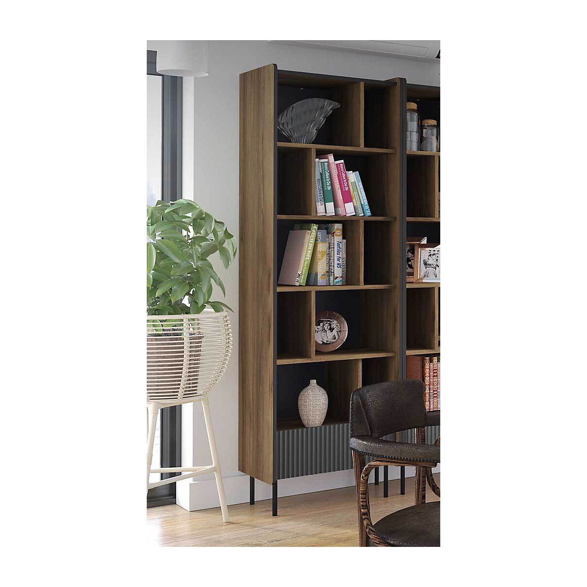 Bücherregal Regal Pereto 59x40x190cm