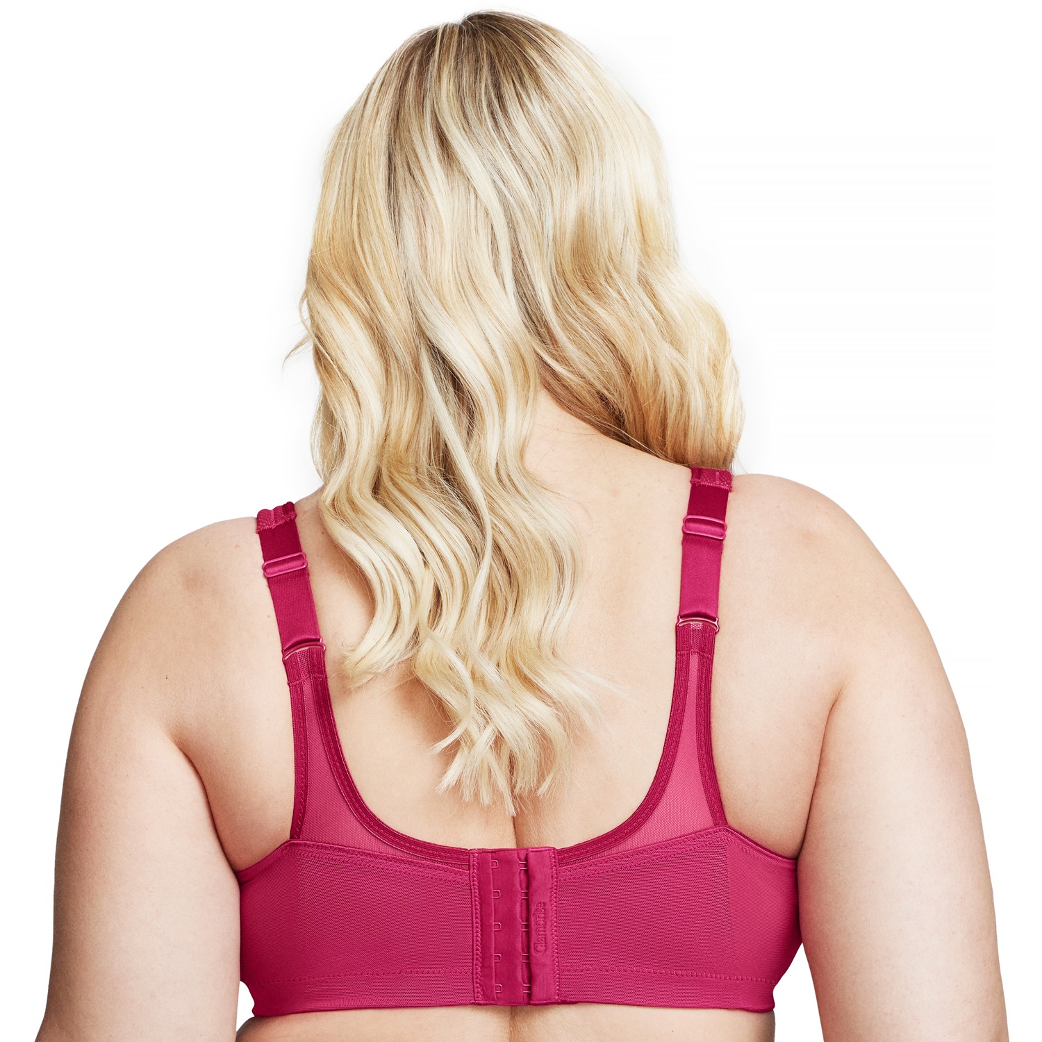 Nahtloser MagicLift-Sport-BH - Rubinrot