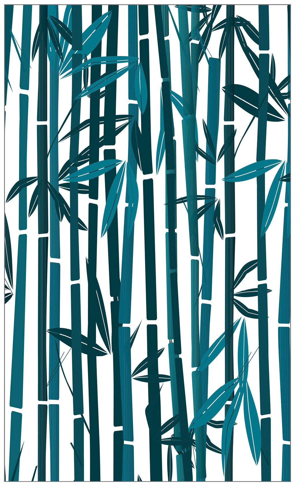 Fensterfolie Look Bamboo, MySpotti, halbtransparent, glatt, 60 x 100 cm, statisch haftend
