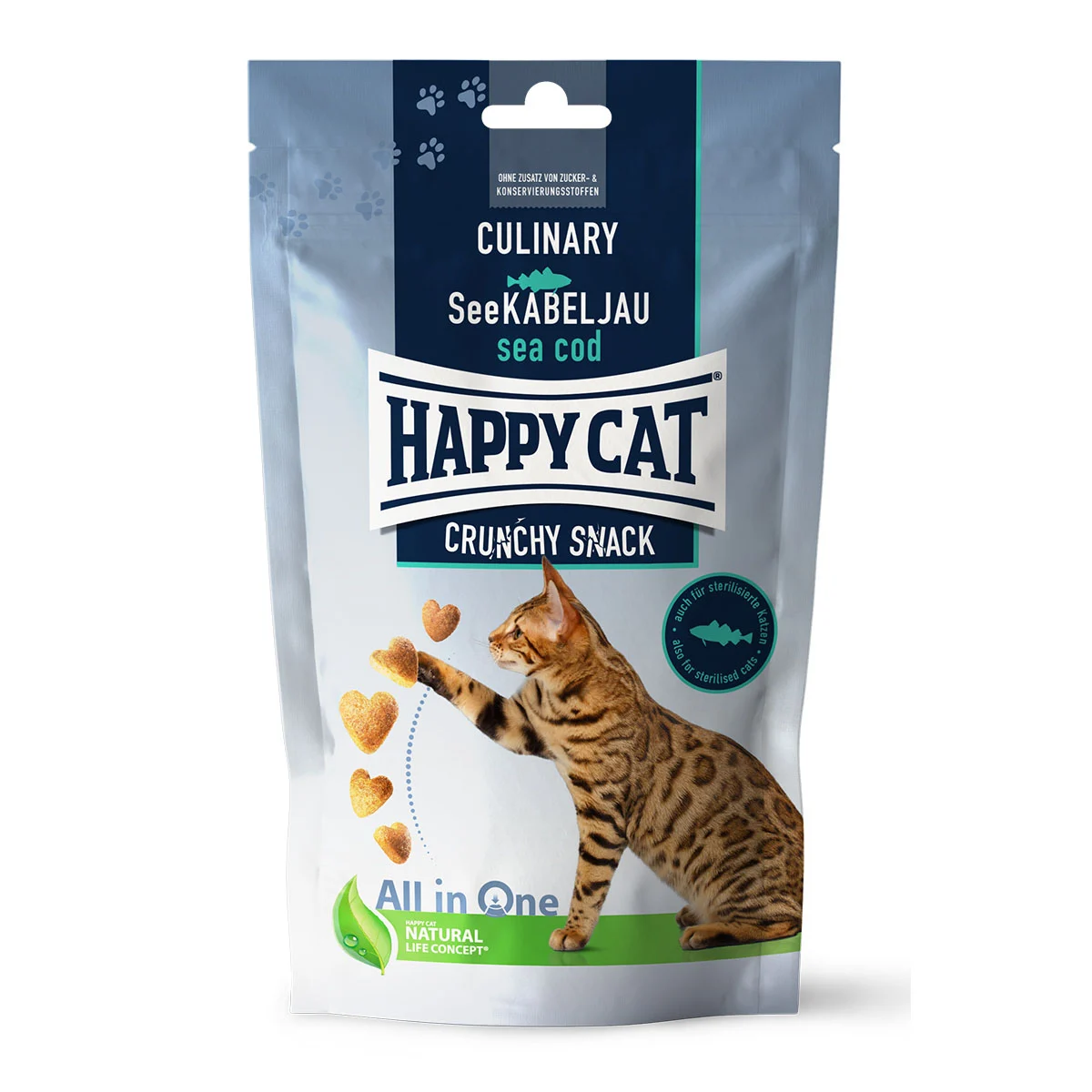 Happy Cat Culinary Crunchy Snack See-Kabeljau kaufen