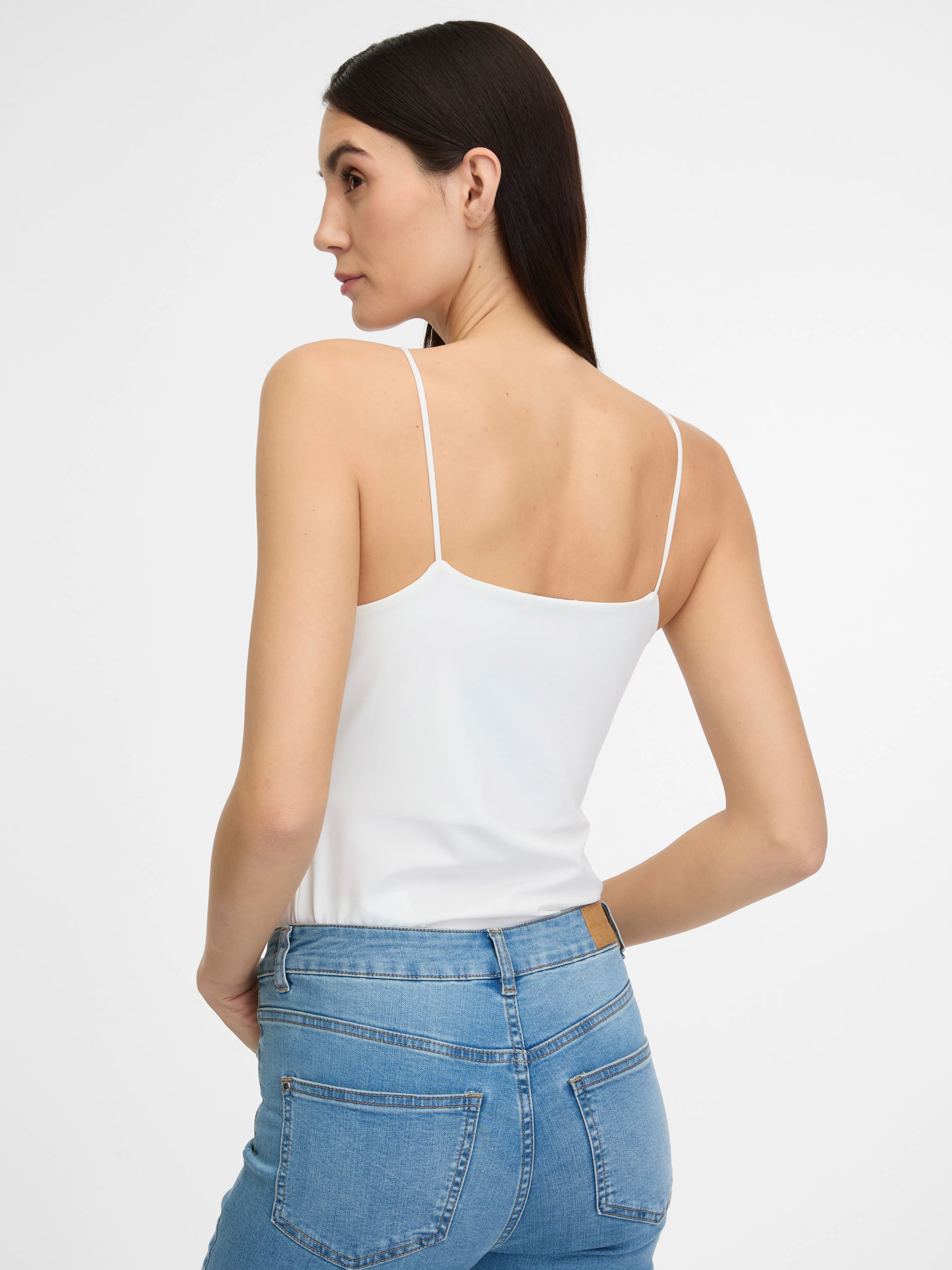 Set aus zwei Damen-Tank-Tops in Schwarz und Weiß ORSAY