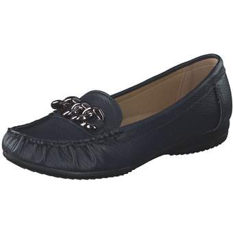 smiling for feet Mokassin in blau