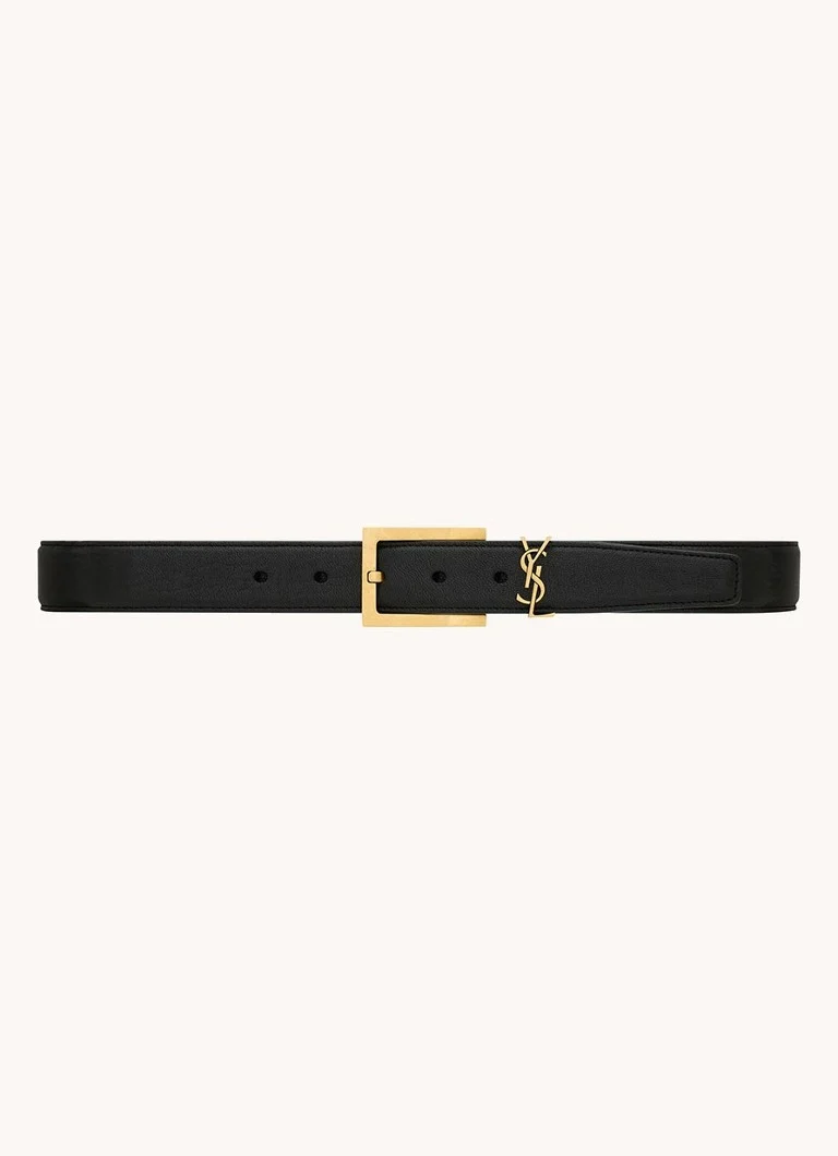 Brâu Saint Laurent Cassandre din piele de miel