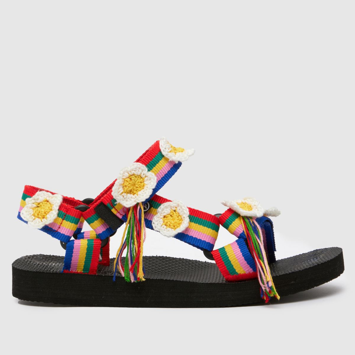 ARIZONA LOVE – Trekky – Randiga sandaler i flerfärgat material