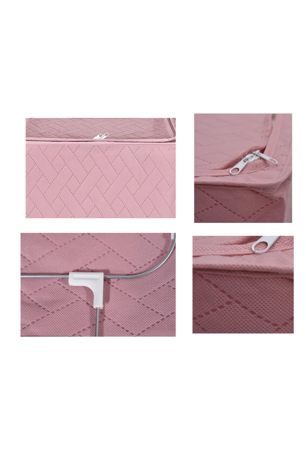 Seryat  Ser&yat -3-teiliger Mehrzweck-Organizer mit Stahlrahmen und Fenster, Draht-Aufbewahrungstasche, 40 x 50 x 30 cm, Pullover-Tasche