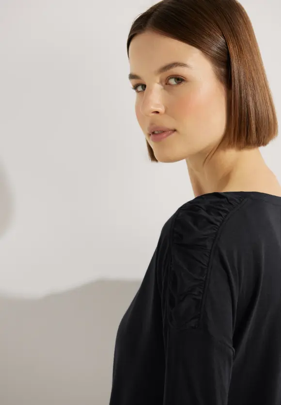 CECIL Shirt mit Smock Details