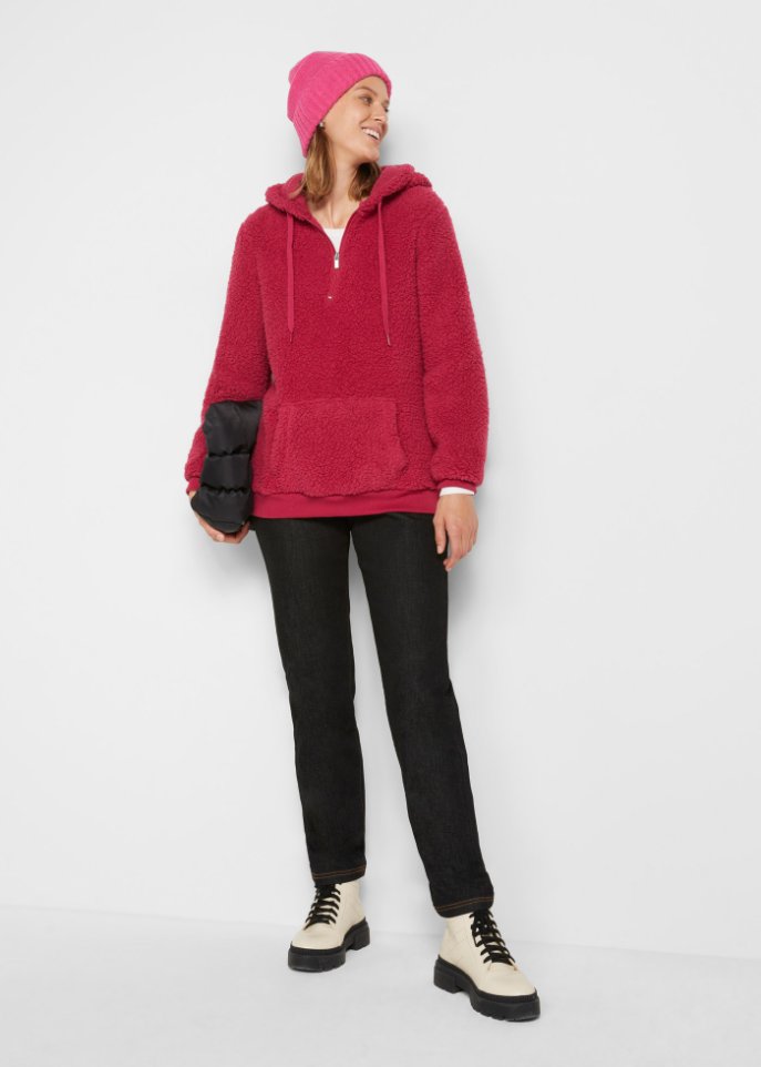 Teddy-Fleeceshirt, Pullover