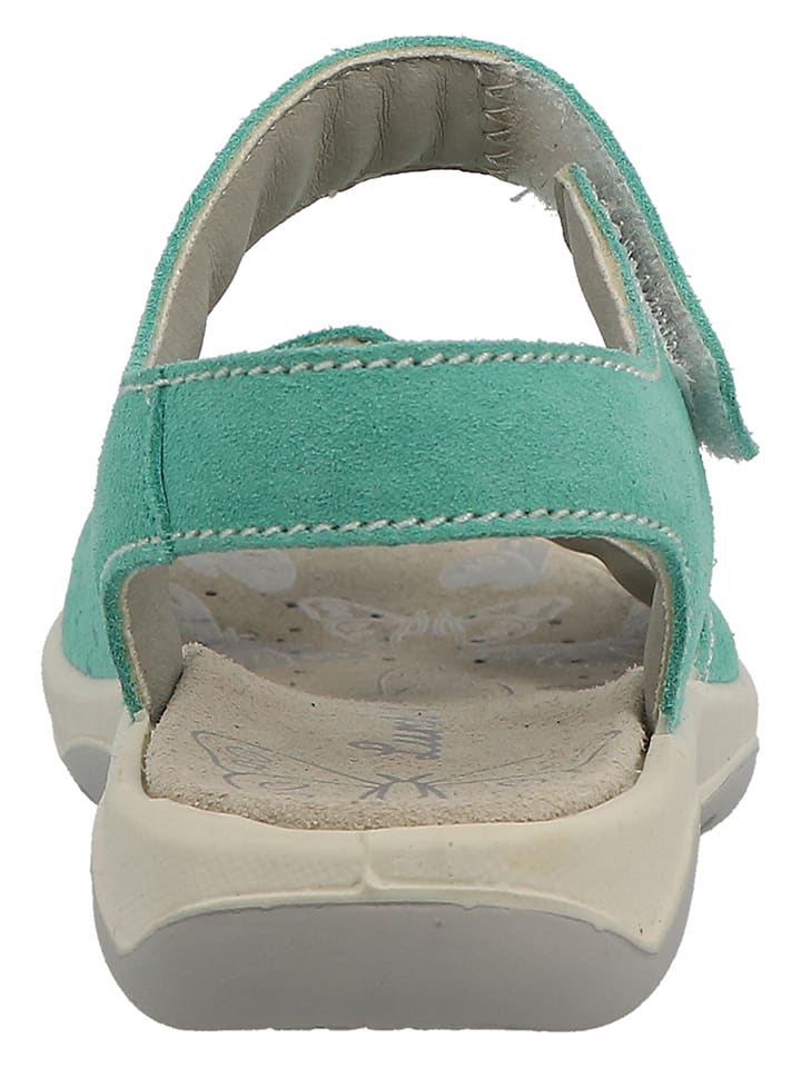 Lurchi Leder-Sandalen in Türkis günstig kaufen