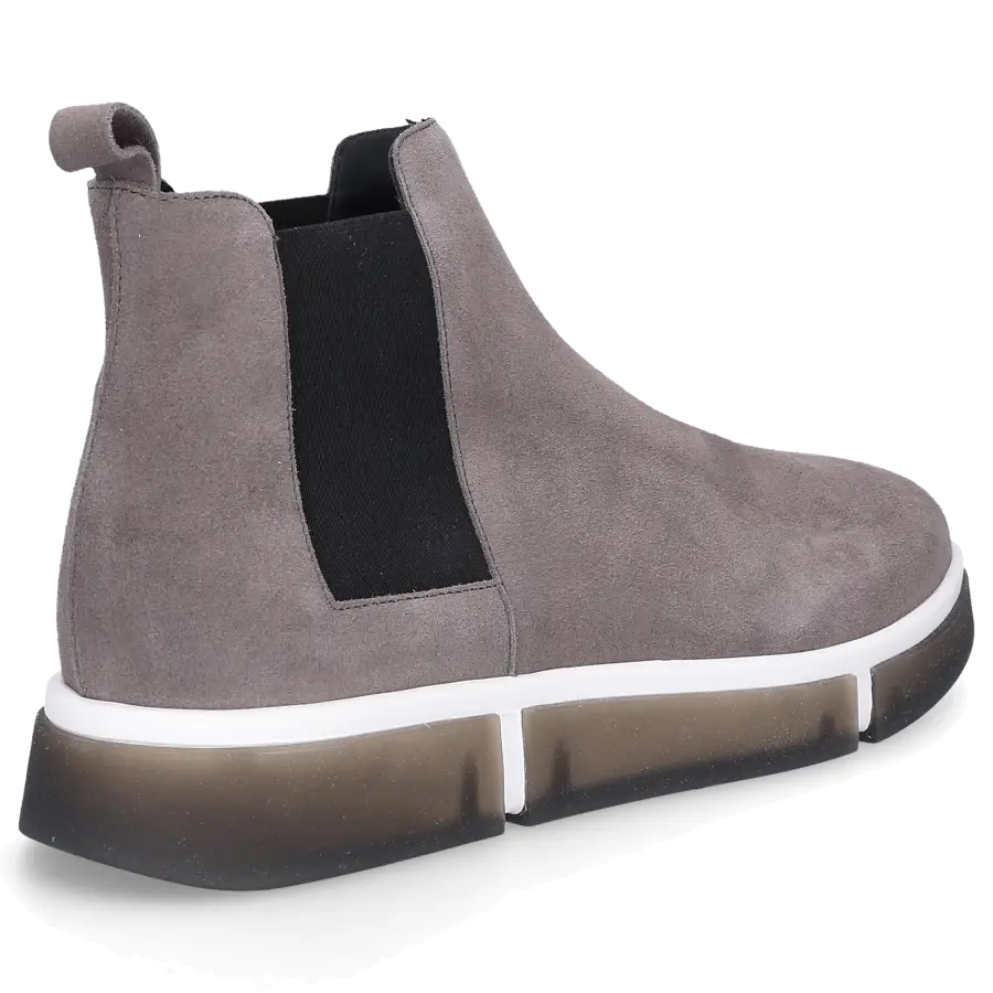 V Design - Chelsea Boots BEATLES Kalbsveloursleder - grau