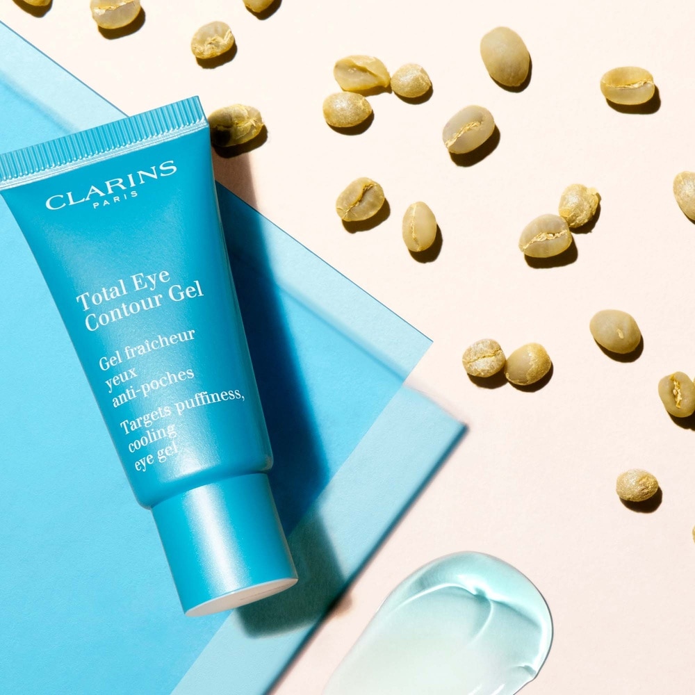 Clarins Total Eye Contour Gel  Gel fraîcheur yeux anti-poches Contour des Yeux