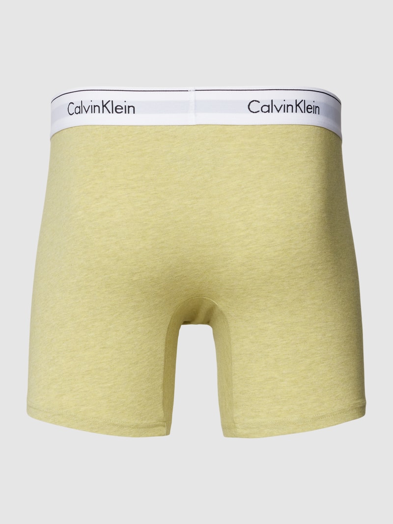 Boxershorts mit Strukturmuster im 3er-Pack in khaki