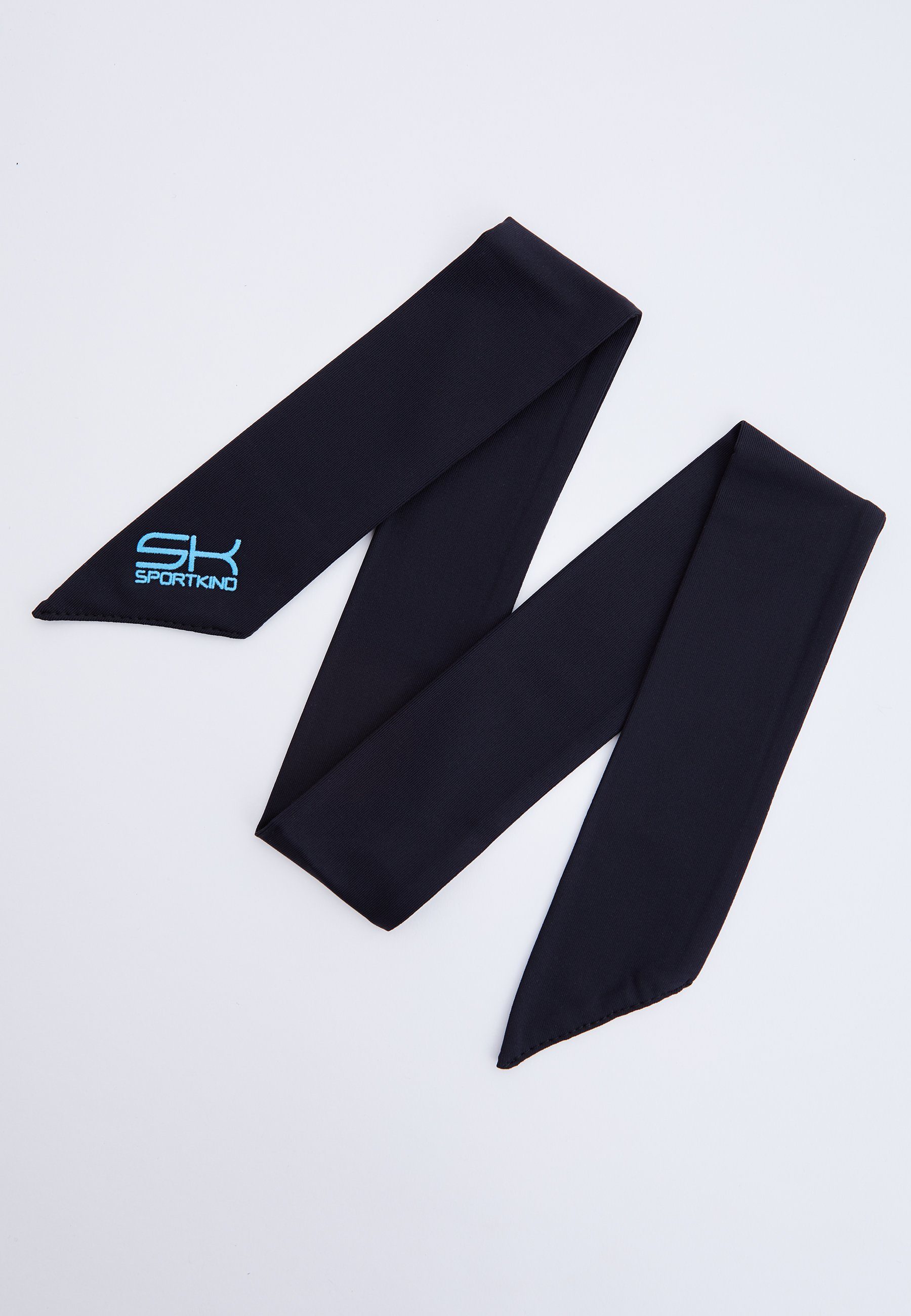 SPORTKIND Schweißband Tennis Stirnband Schweißband, unisex Kinder & Erwachsene, schwarz