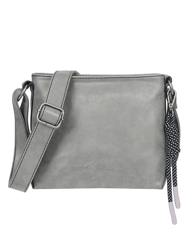 Fritzi aus Preußen Umhängetasche in Grau - (B)9 x (H)19 x (T)24 cm günstig kaufen onesize