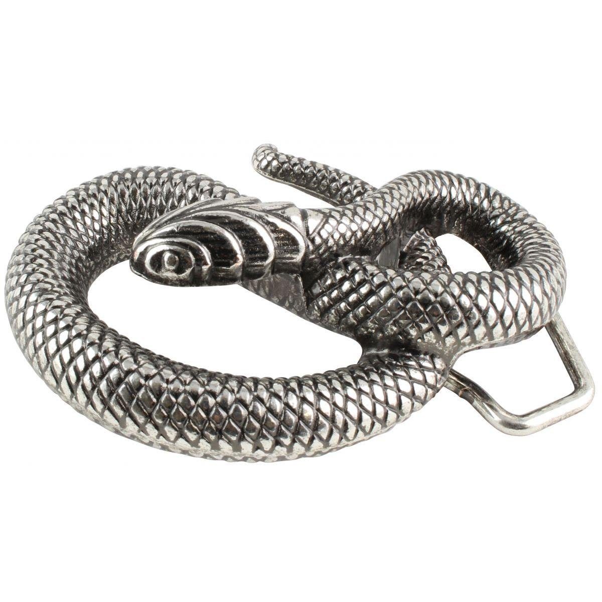 BELTINGER Gürtelschnalle Schlange 4,0 cm - Buckle Wechselschließe Gürtelschließe 40mm - Gürtel