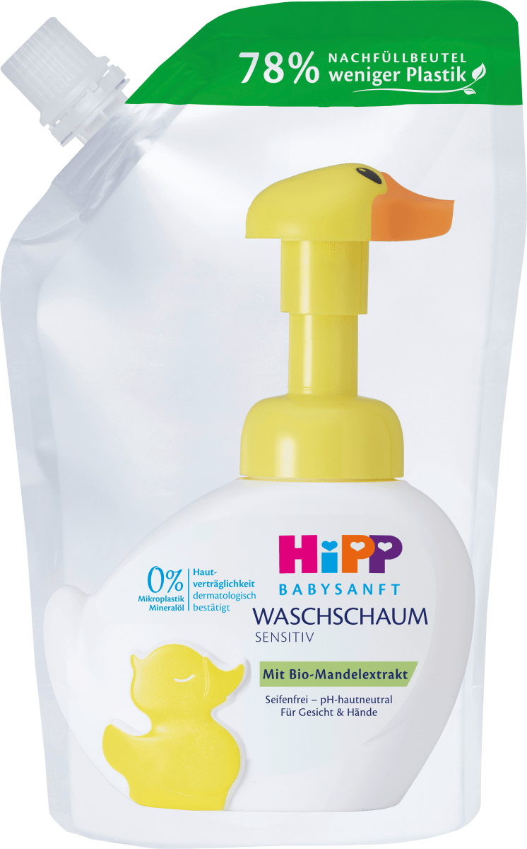 Baby Waschschaum sensitiv, Nachfüllpack, 250 ml