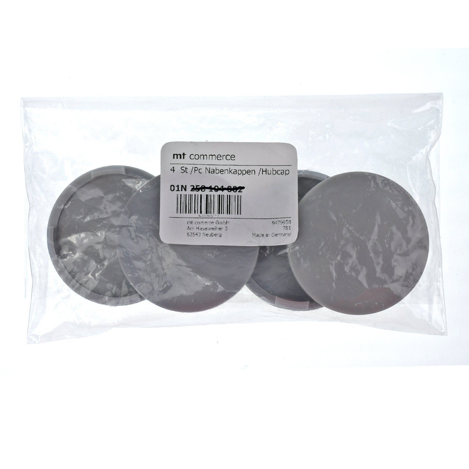 RKC Radkappe 4X 60mm Nabenkappen Kappen Grau Gewölbt für Alutec Rial Anzio