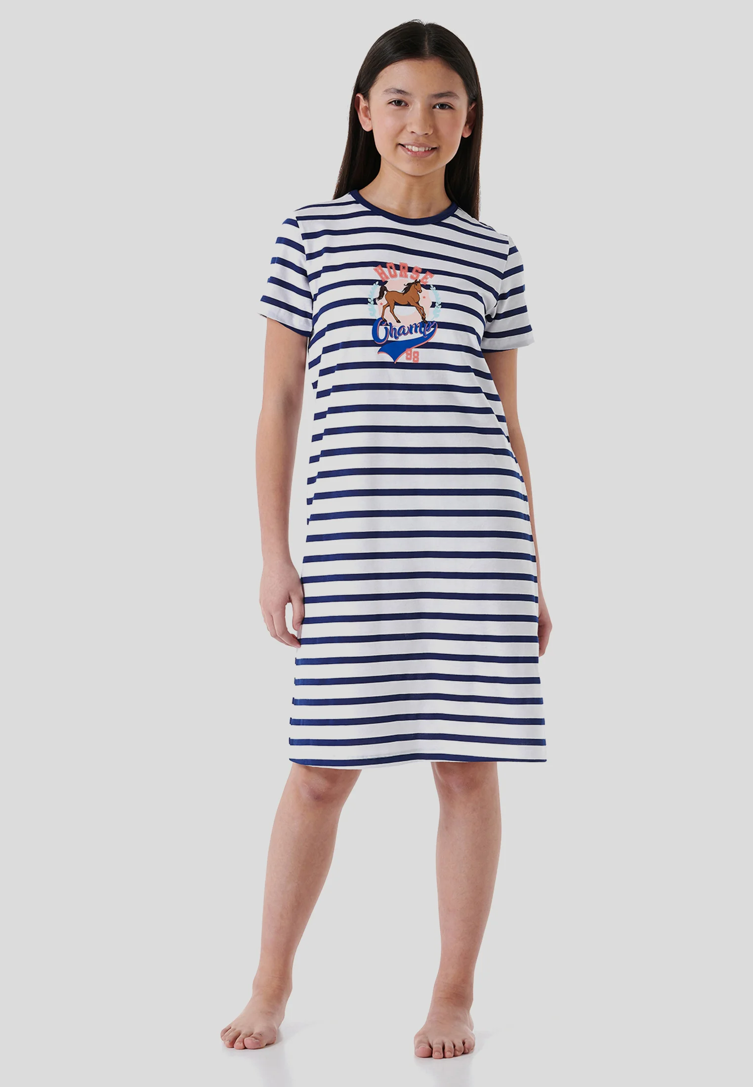 Schiesser KURZARM HORSE WORLD- Camisón
