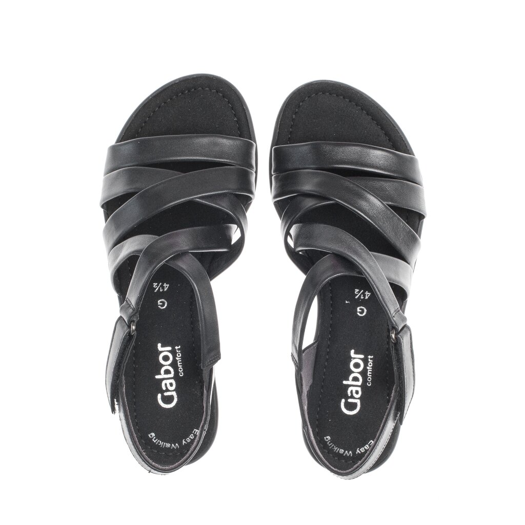 Gabor comfort Riemchensandale schwarz