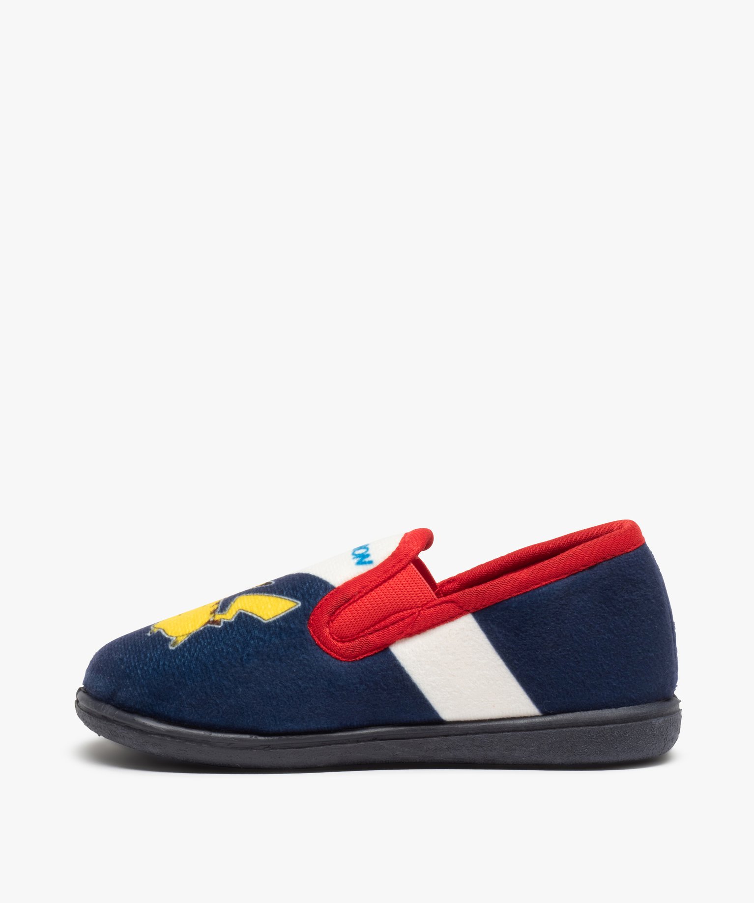 Chaussons enfant en velours imprimé - Pokémon bleu | GEMO