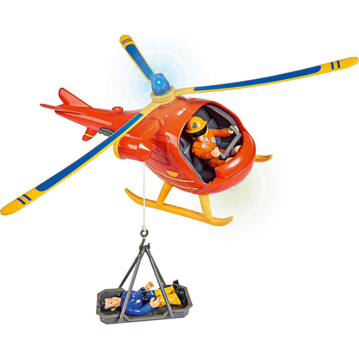 Feuerwehrmann Sam Hubschrauber Wallaby mit Figur