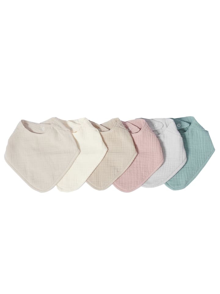 nordic coast company  Musselin Lätzchen-Set Altrosa & Beige günstig kaufen onesize