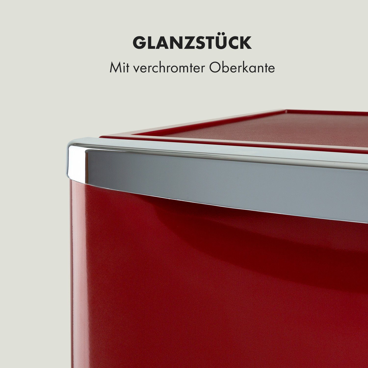 Klarstein Getränkekühlschrank HEA19-Yummy-90Lred 10035213, 84 cm hoch, 45 cm breit