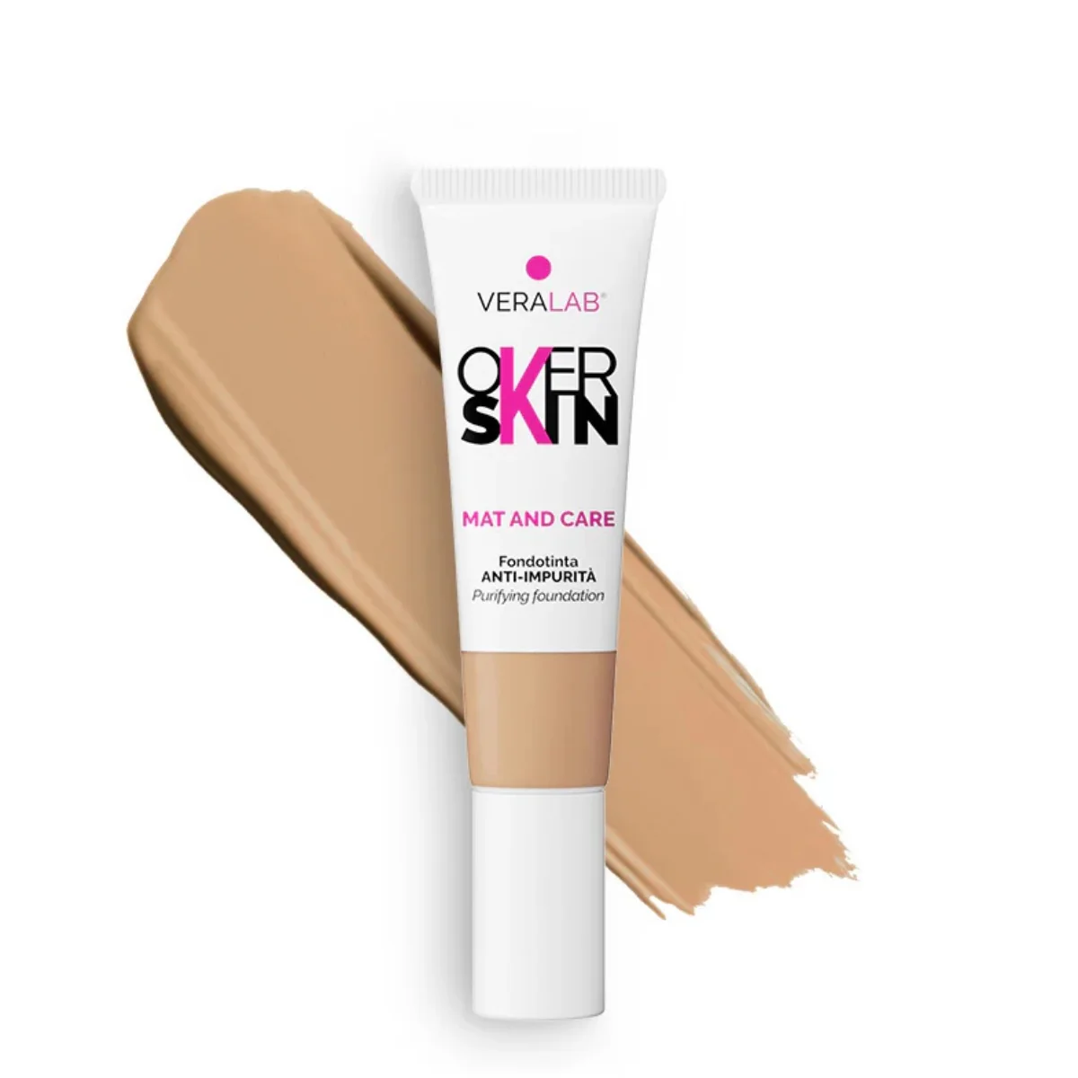 Base de maquillaje líquida MAT AND CARE para el rostro