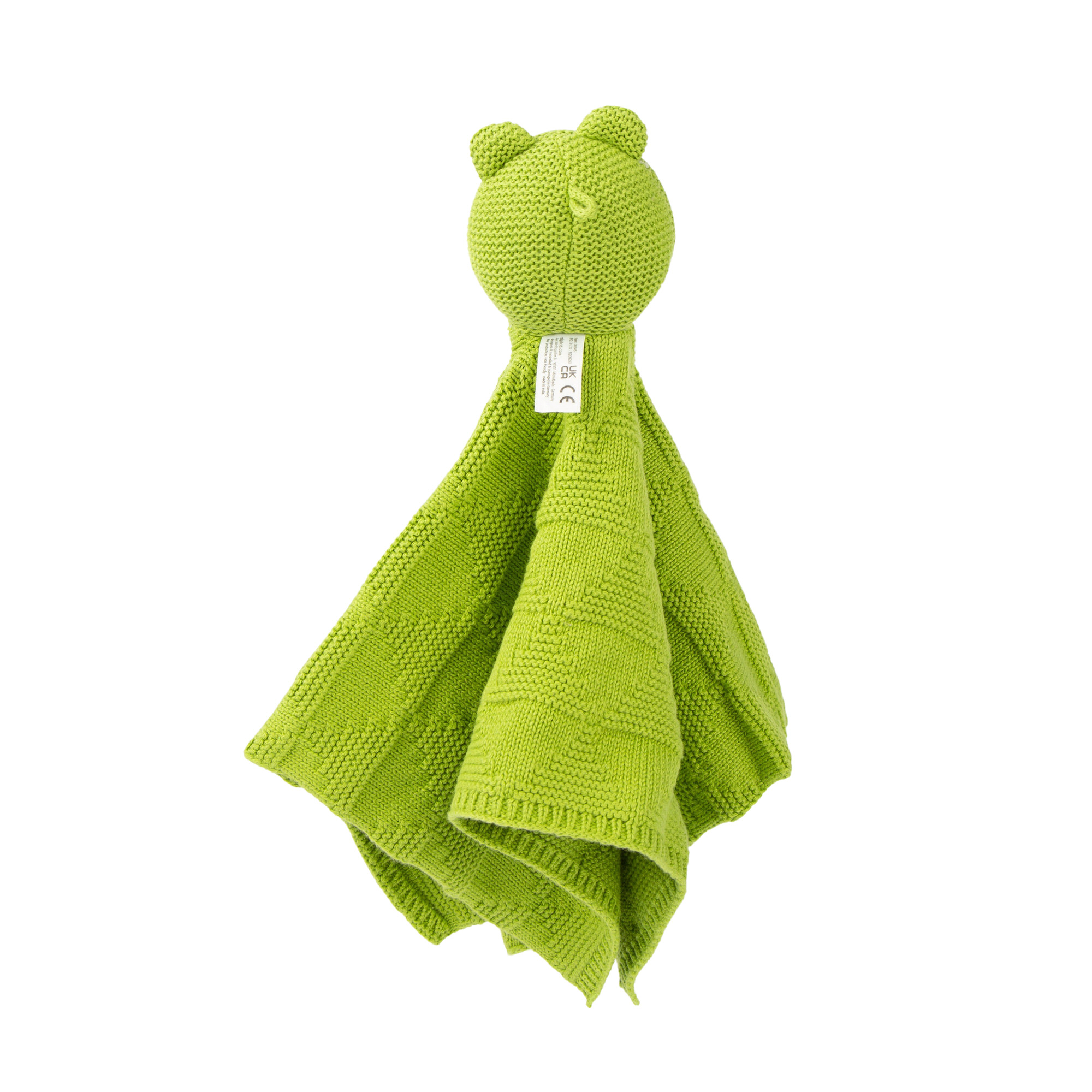 Baby Strick-Schnuffeltuch Frosch