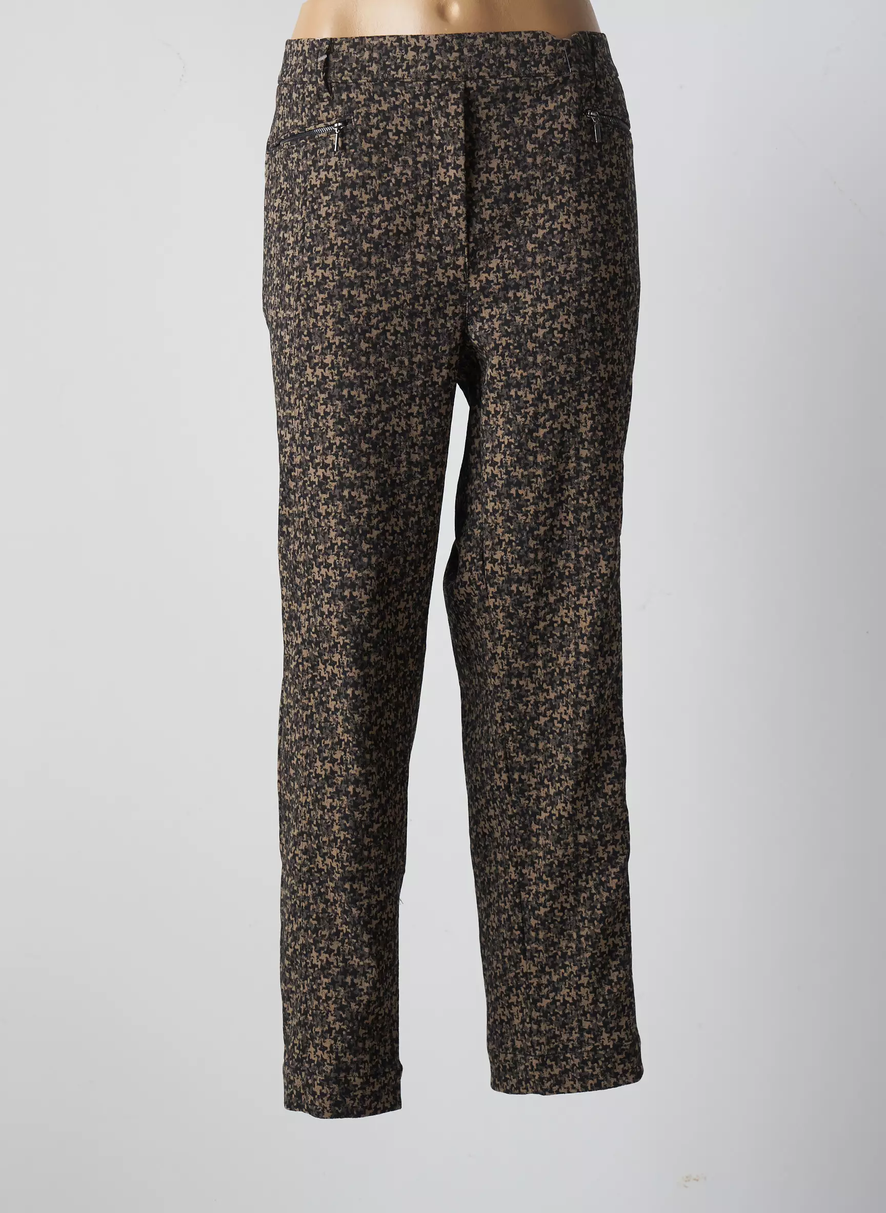 Brandtex Pantalons Droits Femme couleur marron