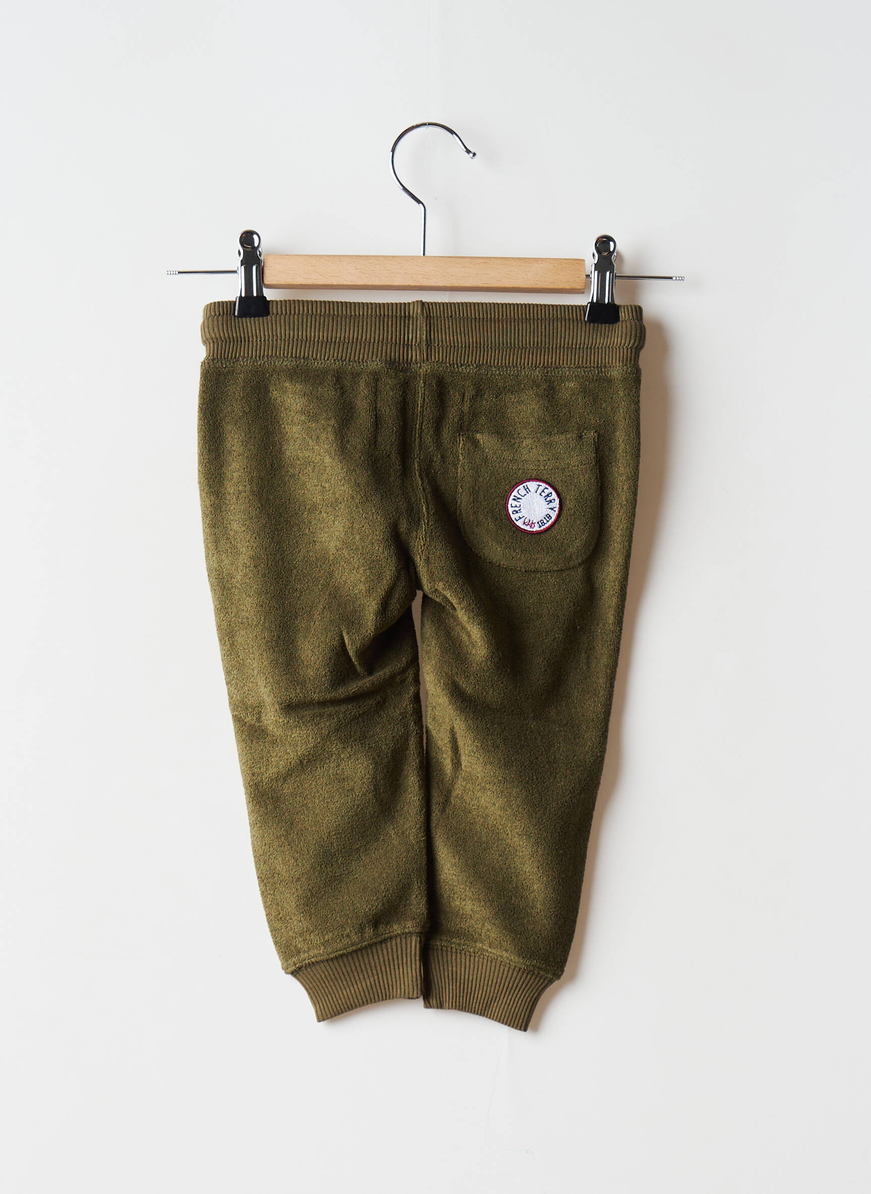 French Terry 1818 Jogging Fille couleur vert