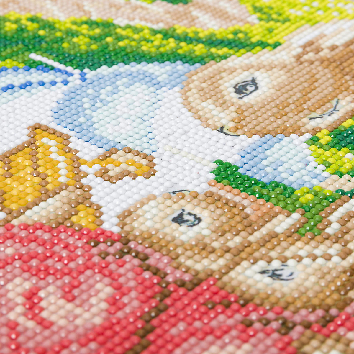 Die Flopsy Bunnies Crystal Art Leinwand Set 30x30cm
