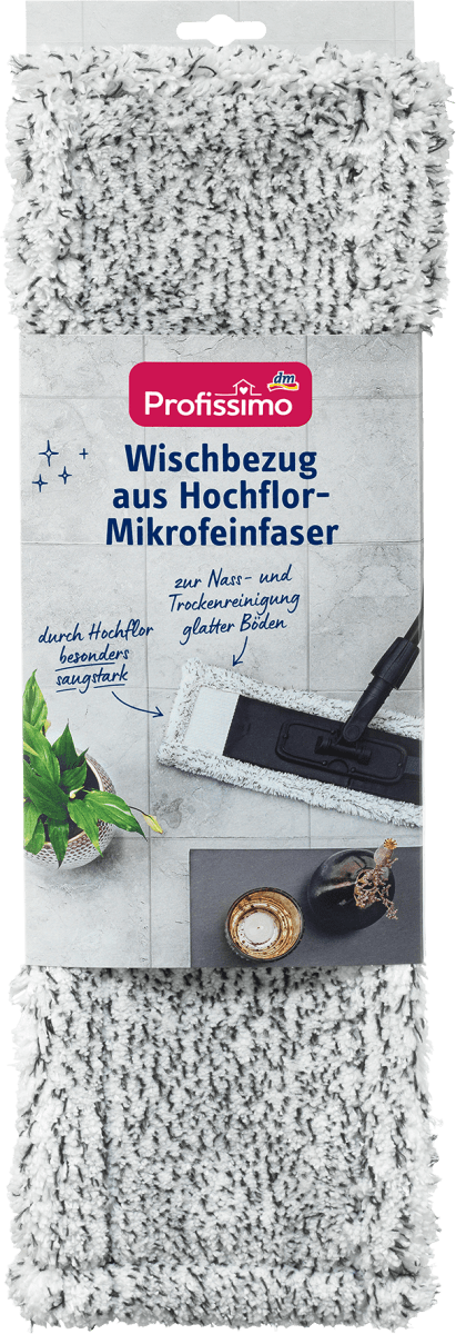 Wischbezug aus Hochflor-Mikrofeinfaser, 1 St