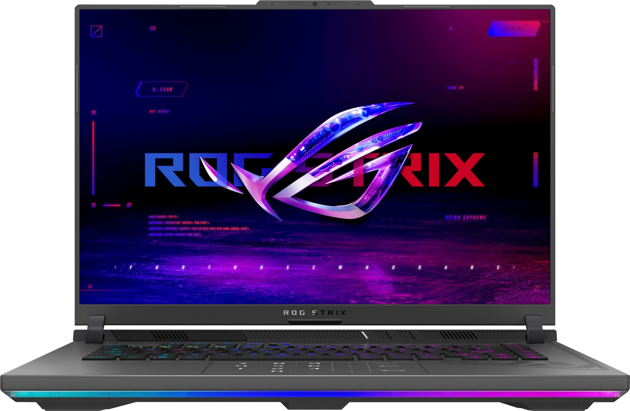 Asus ROG Strix G614JU-N3220W Gaming-Notebook (40,6 cm/16 Zoll, Intel Core i7 13650HX, GeForce RTX 4050, 1000 GB SSD)