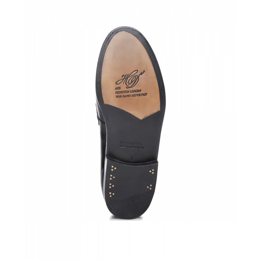 Heinrich Dinkelacker - Loafer WIEN PLAIN C Cordovan - schwarz
