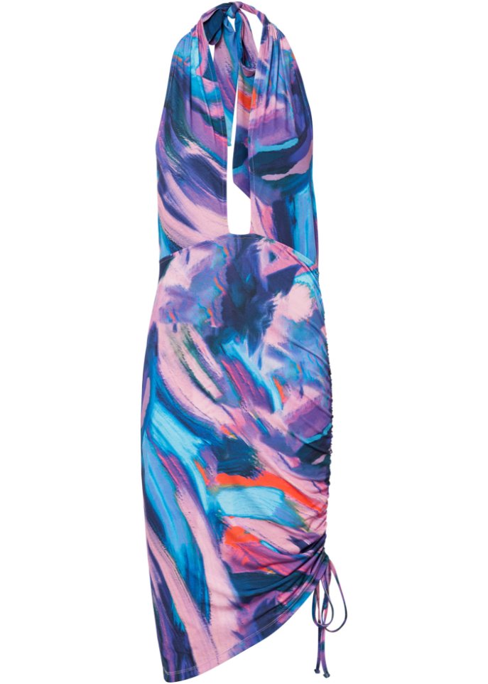 Neckholder-Kleid mit Cutout