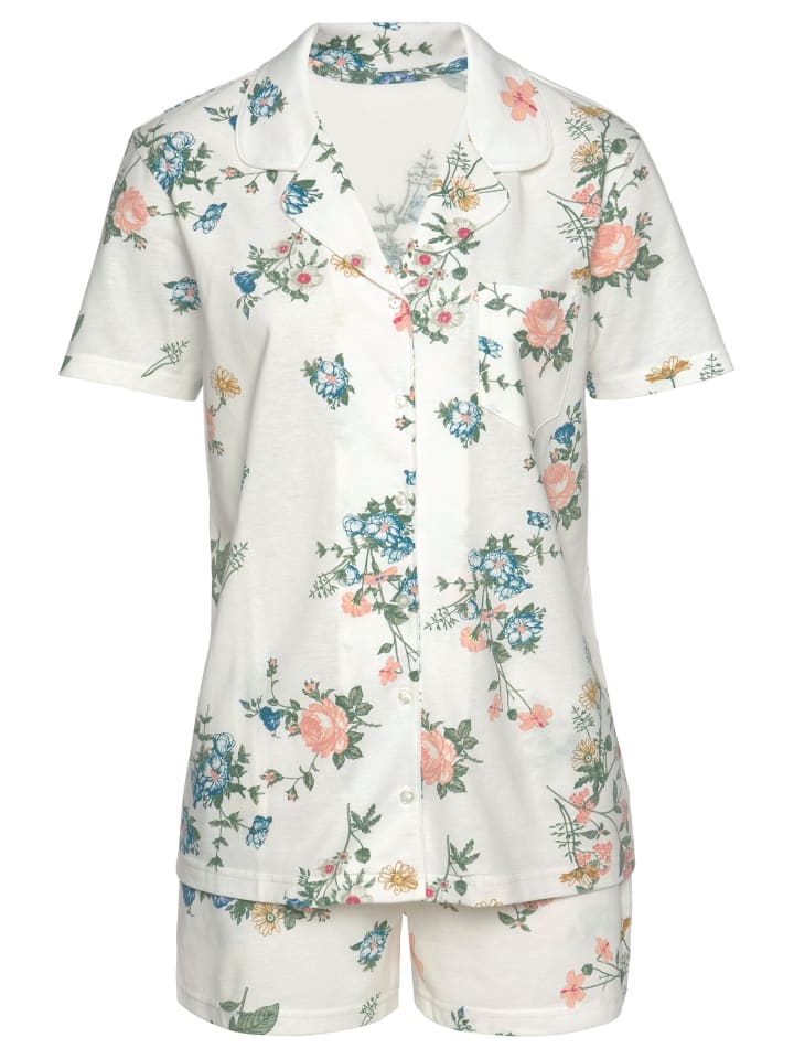 VIVANCE DREAMS Shorty in ecru-allover-geblümt günstig kaufen