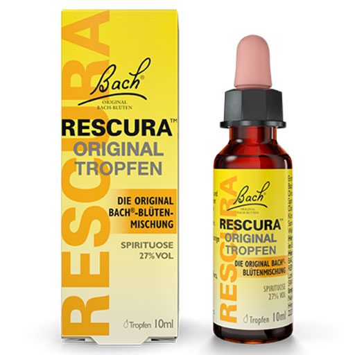 BACHBLÜTEN Original Rescura Tropfen m.Alkohol  10 ml  Tropfen