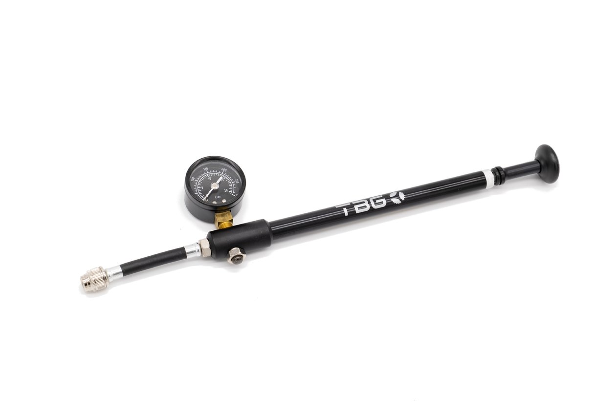 TBG Du00e4mpferpumpe Alu mit Manometer