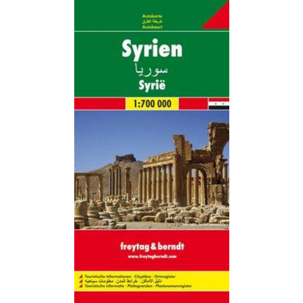 Syrien, Autokarte 1:700.000 - Straßenkarte