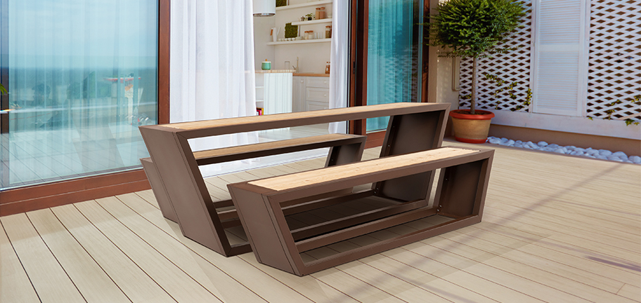 Home Deluxe Tischgarnitur KOBON