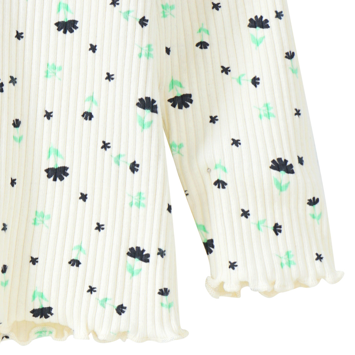 Baby Langarmshirt mit Blümchen-Allover