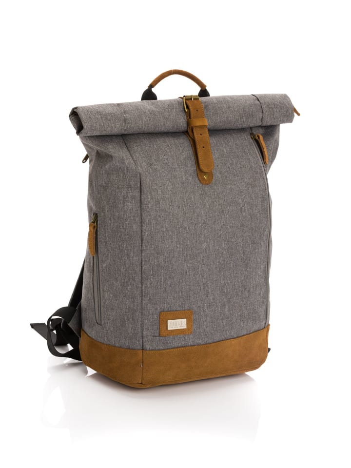 fillikid Wickelrucksack Berlin in Grau Melange günstig kaufen onesize